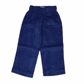Classic Prep Boys Bright Navy Corduroy Pants Size: 12-24 Months Quick-Dry Material Simple Utility