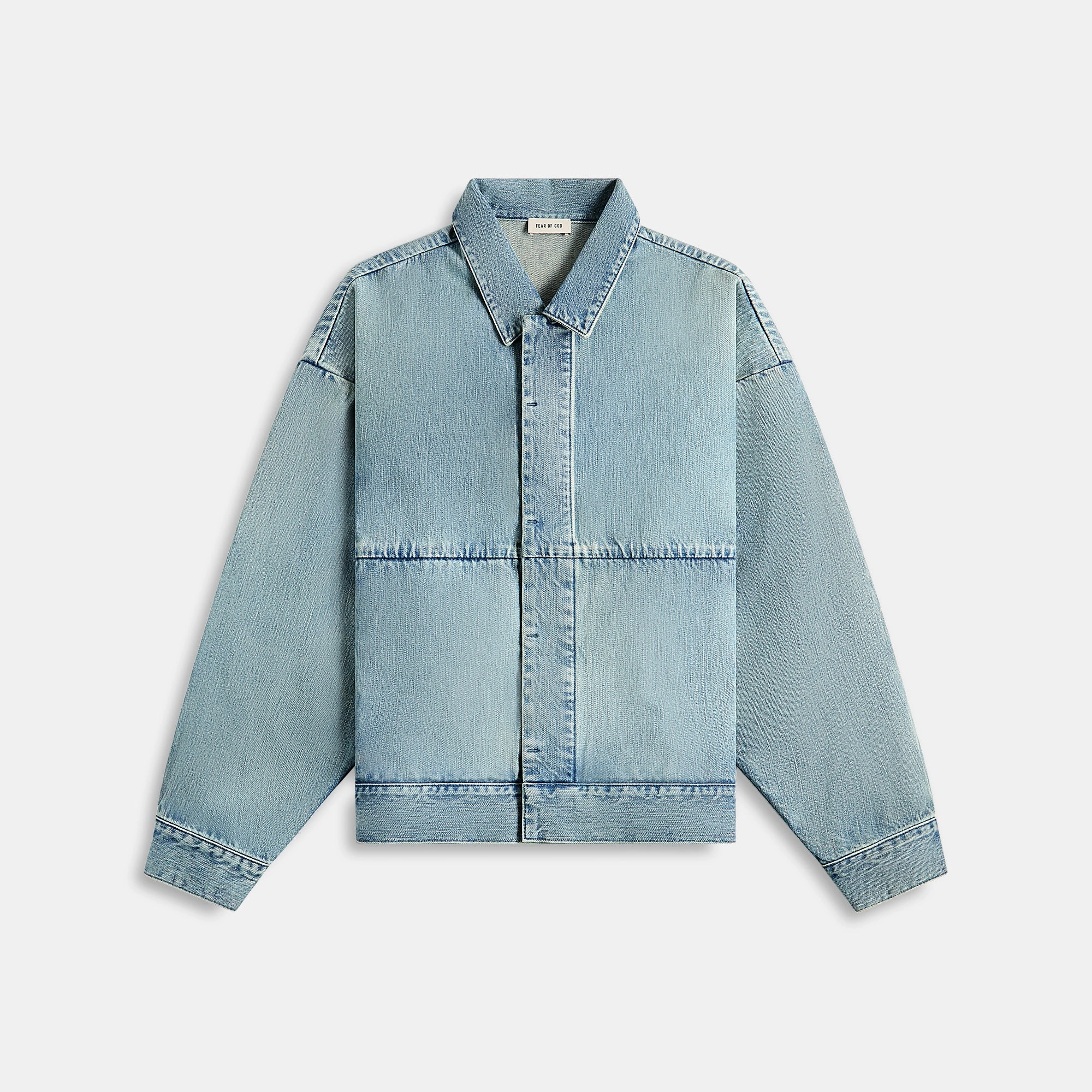 Outer Chill Piece Water Repellent Fabric Fear of God Denim Trucker Jacket - Indigo 2