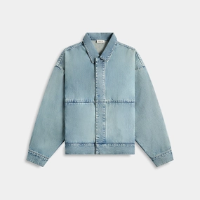 Outer Chill Piece Water Repellent Fabric Fear of God Denim Trucker Jacket - Indigo 2