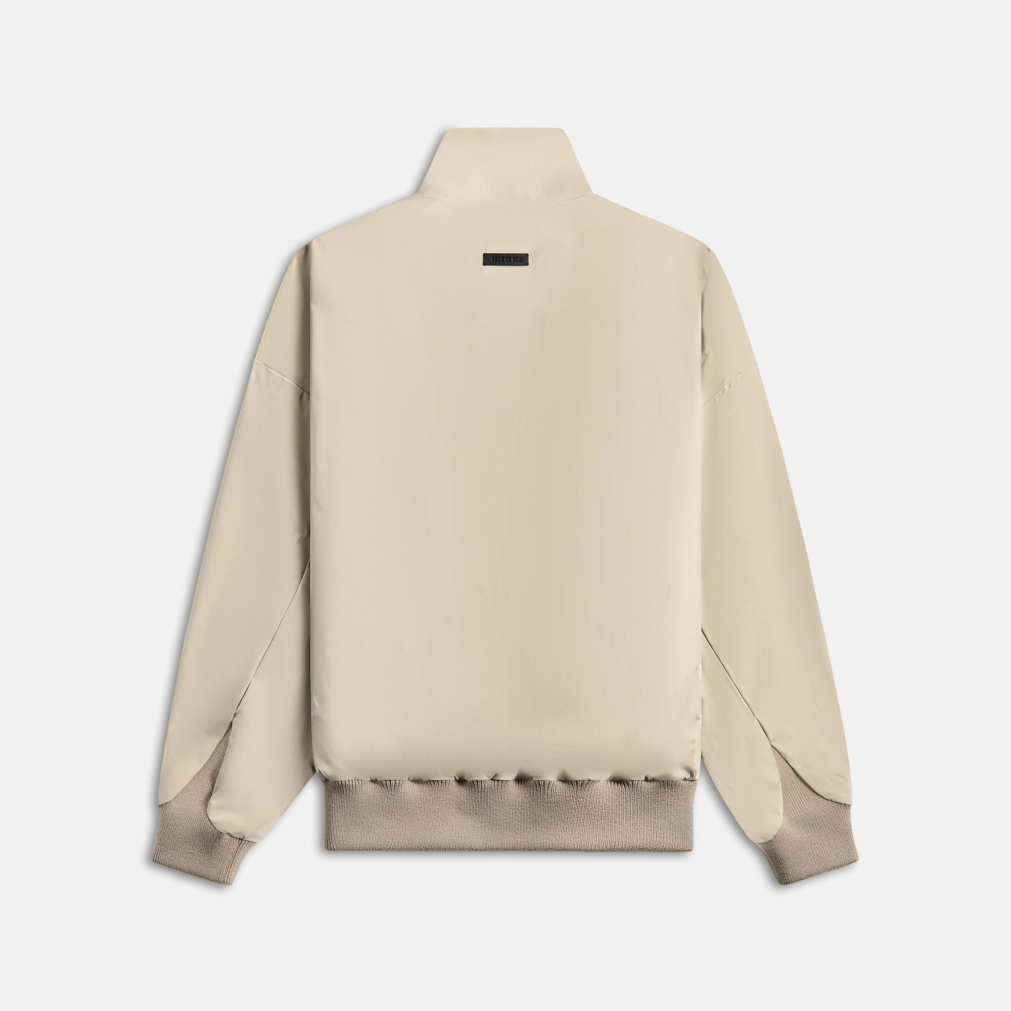 Fear of God High Neck Track Jacket - Cement Heavyweight Durability
