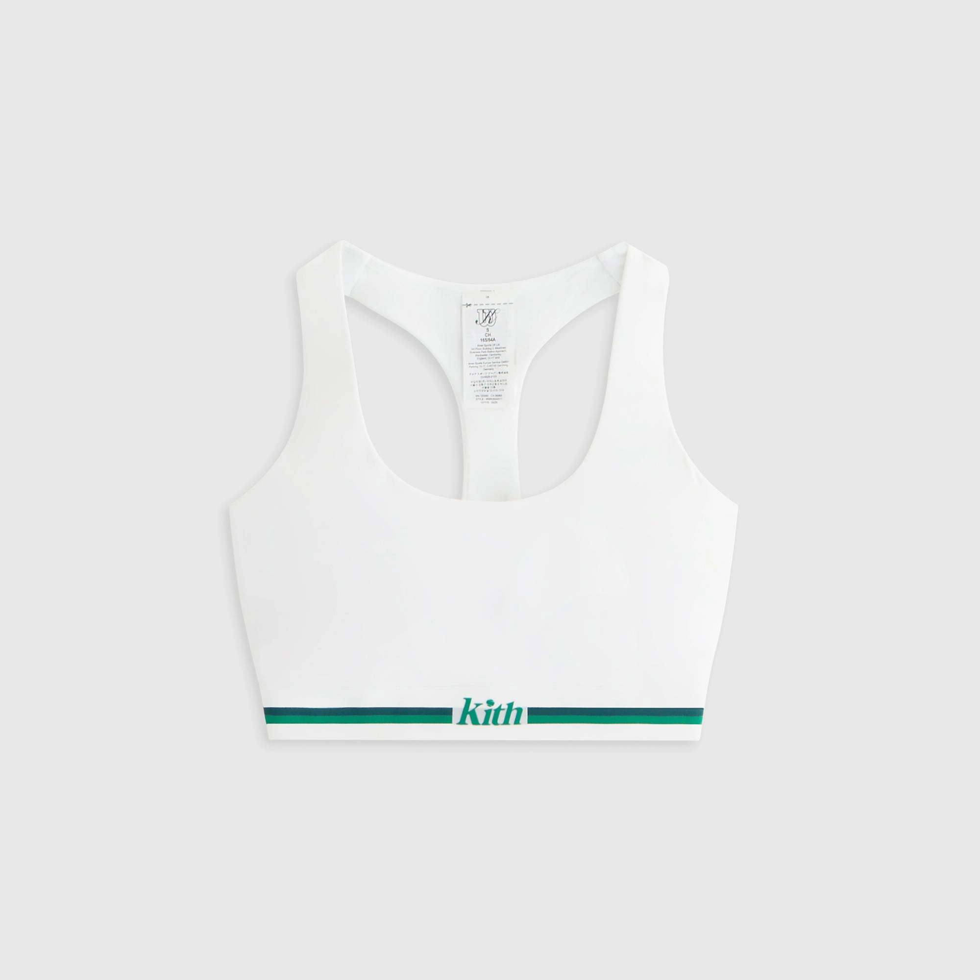 Everyday Soft Travel Teams Kith Women for Wilson Doubles Racerback Bra - White