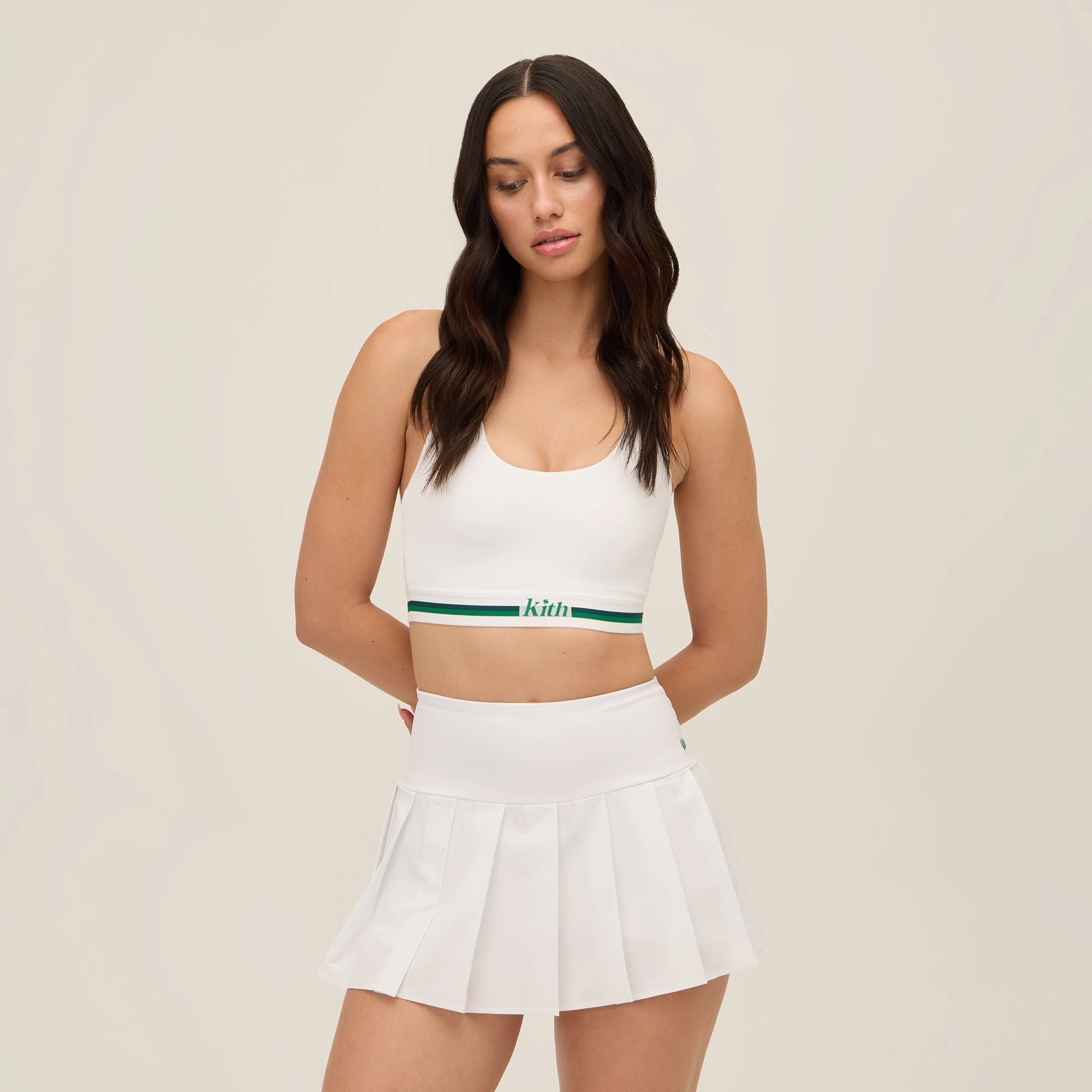 Night Groups Kith Women for Wilson Doubles Racerback Bra - White