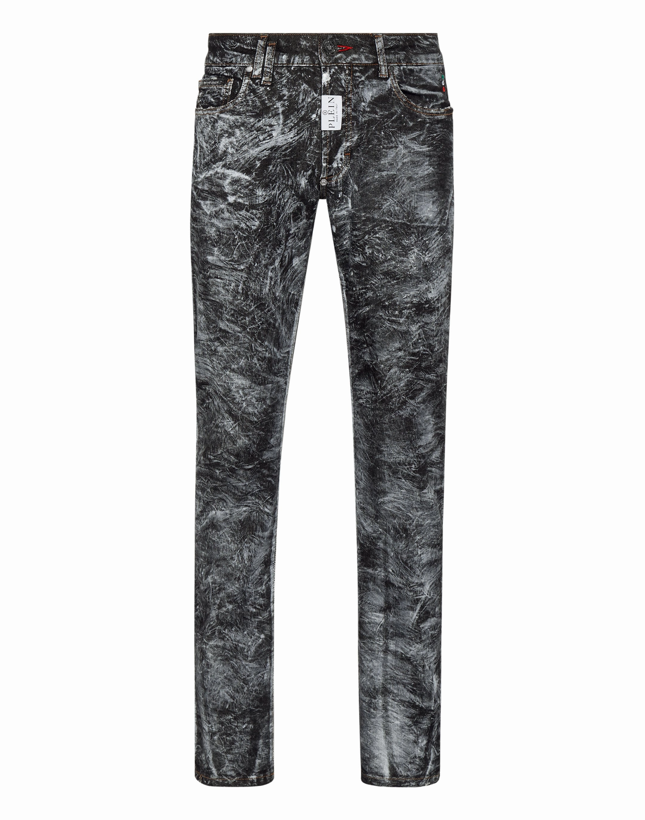 Denim Trousers Super Straight Cut Mid Rise Fit Modern Wear