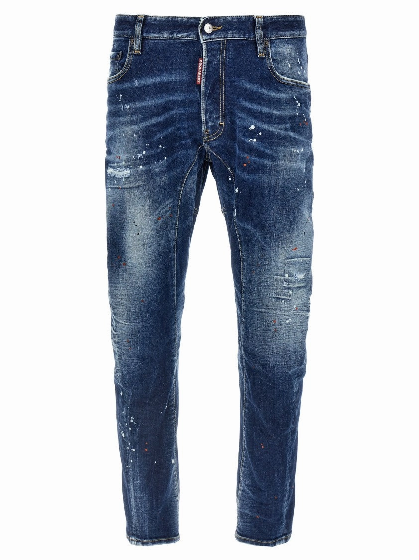 'Tidy Biker' Jeans Sunny Vibes Office Wear Comfort Wear