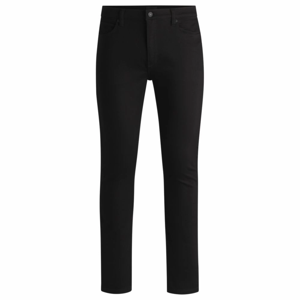 Lifestyle Fit Extra-slim-fit jeans in ultra-black stretch denim