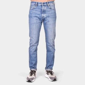 Smart Casual Classic Wear Athlete Fit Holiday Vibes M07 80's High-Rise Jean In Wash Selvedge