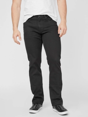 Crescent Straight-Leg Jeans Wrinkle Free Fabric Treatment Daily Look