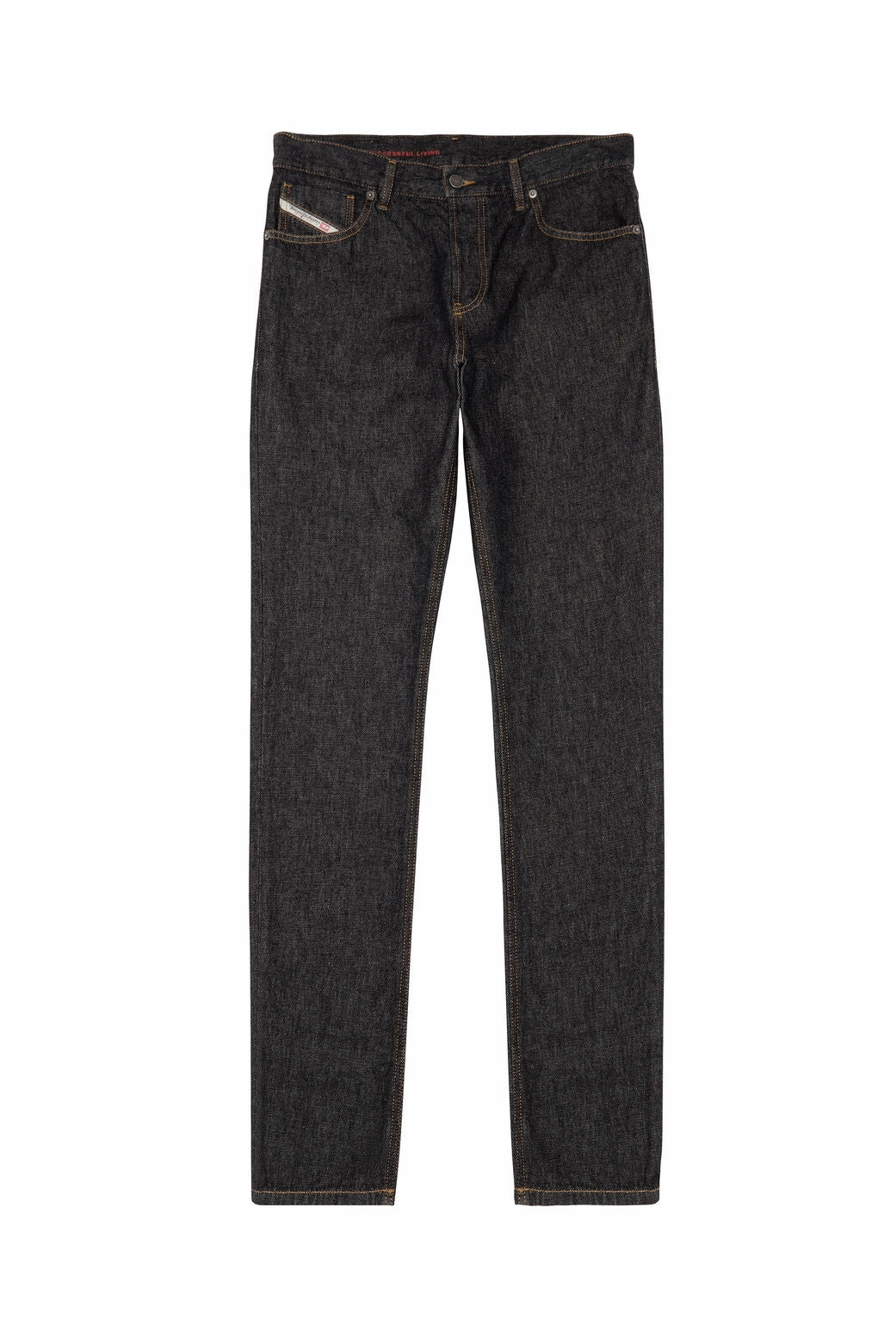 Diesel D-Sark Slim Fit Straight Leg Black Denim Jeans Street Fashion Trend Setter Holiday Vibes Outfit Essential