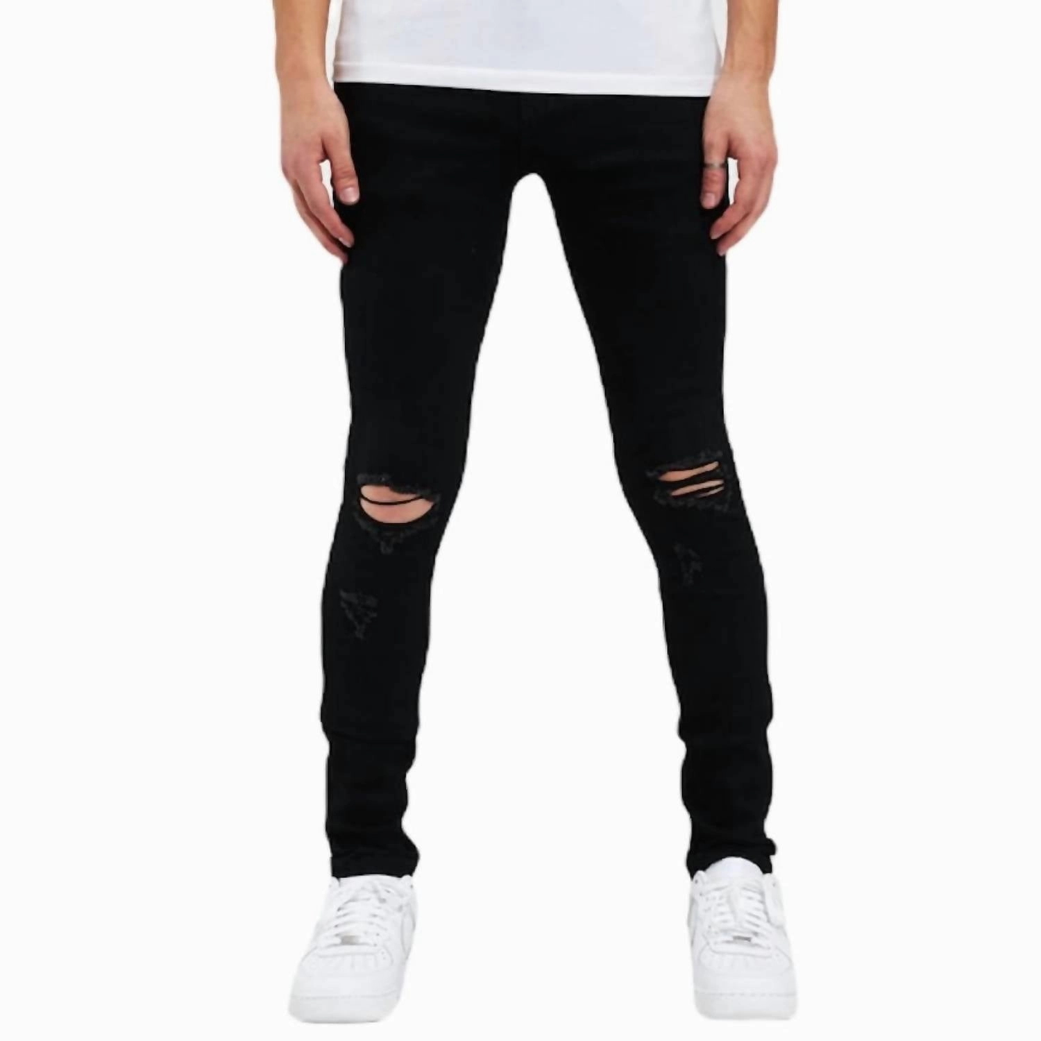 One For All Tapered leg Men's Atlantic Denim Jean In Black