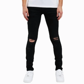 Men's Atlantic Denim Jean In Black Fashion Uniform