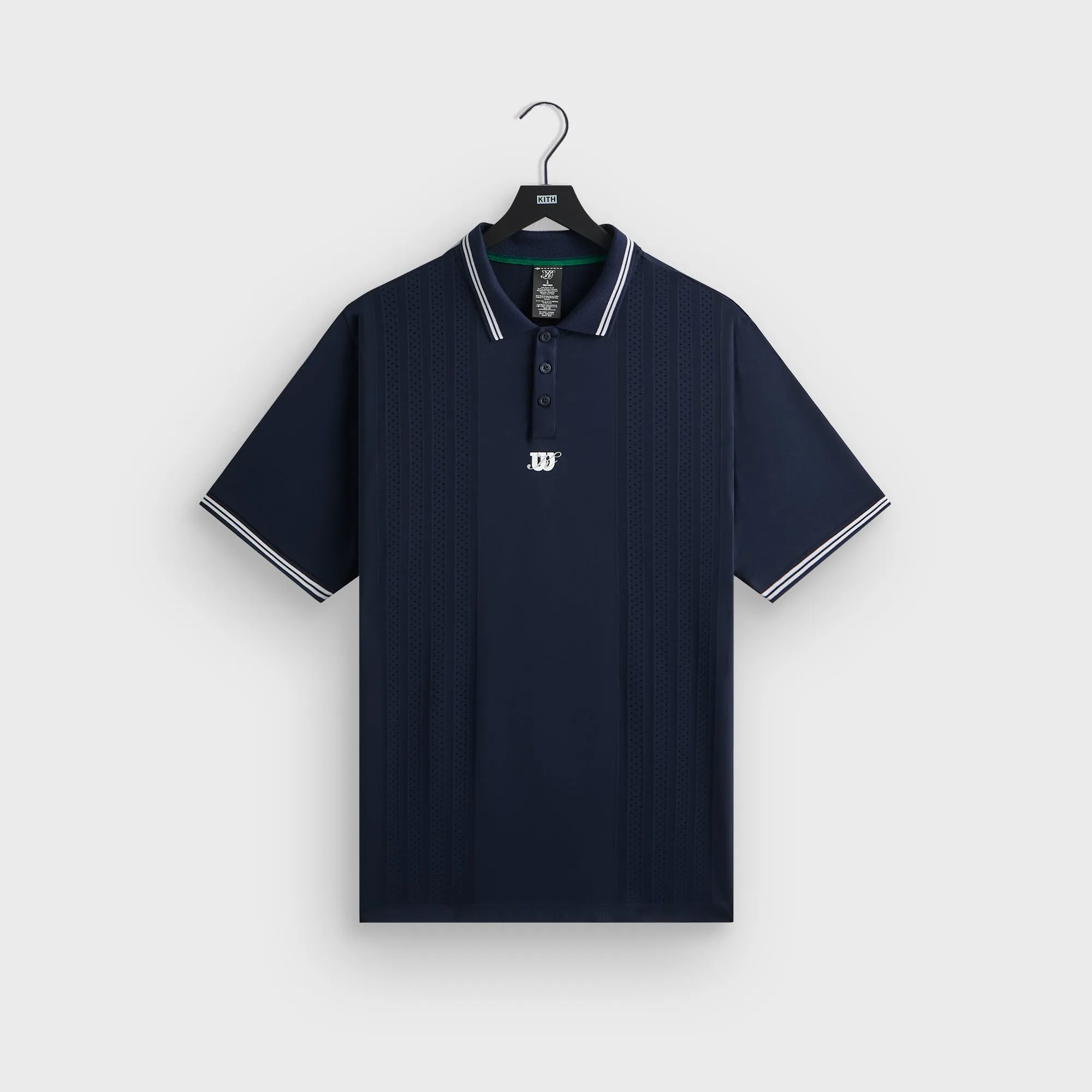 Durable Buttonholes Lightweight Comfort Kith for Wilson Renshaw Court Polo - Nocturnal
