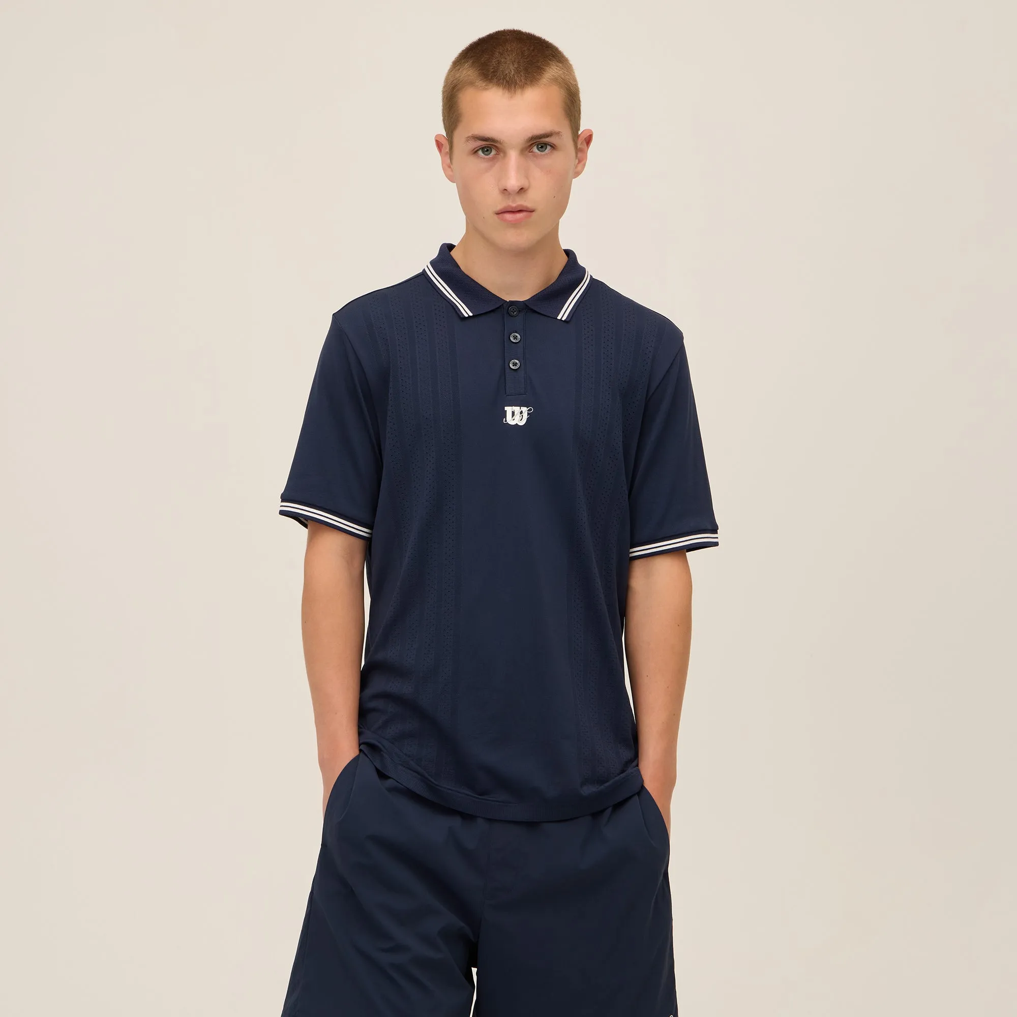 Layering Staple TearResistant Fiber Kith for Wilson Renshaw Court Polo - Nocturnal