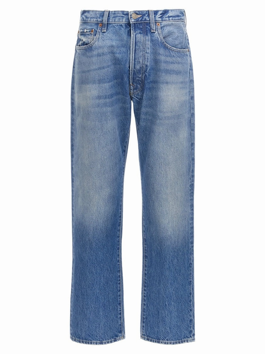 Five-Pocket Cotton Denim Jeans Teen Outfit Nature Lover Unisex Wear