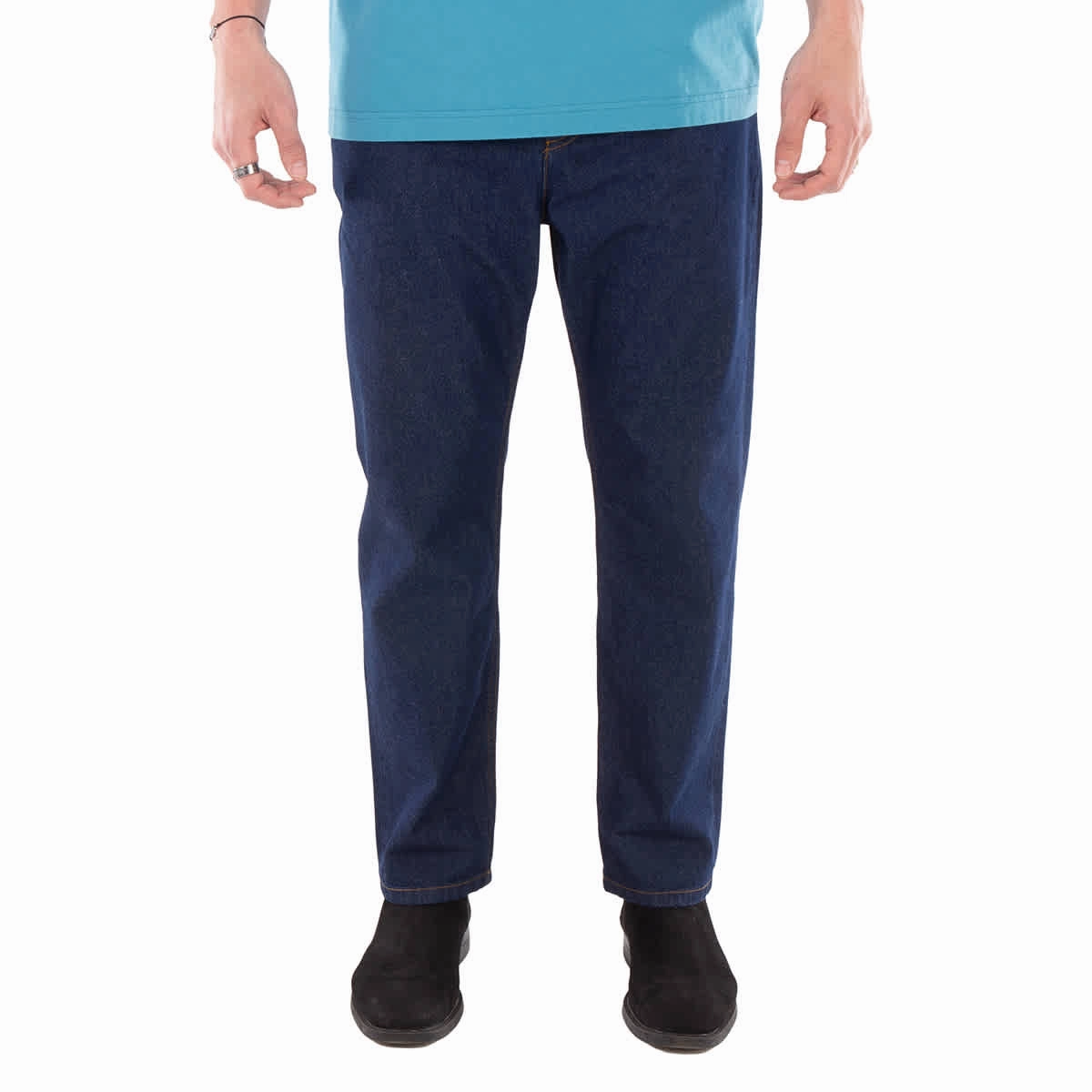 Maison Kitsune Straight-Leg Denim Jeans Traveler Gear Smart Casual Sunny Vibes Teen Outfit Summer Vibes