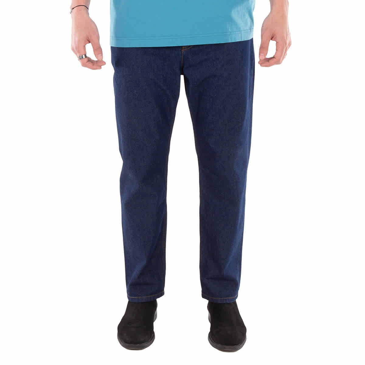 Maison Kitsune Straight-Leg Denim Jeans Pure Comfort Weekend Style