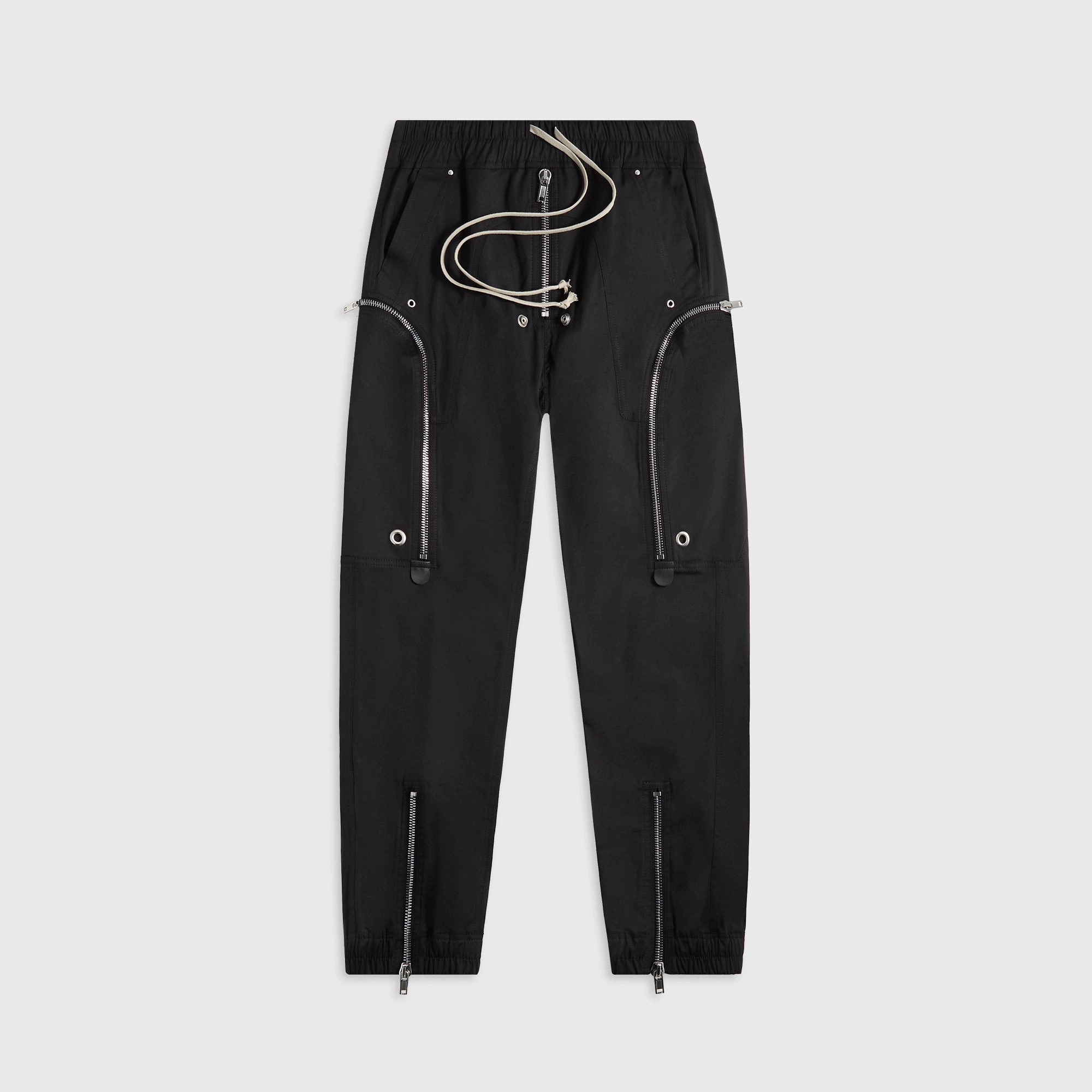 Rick Owens Bauhaus Cargo - Black Effortless Look Soft Fabric