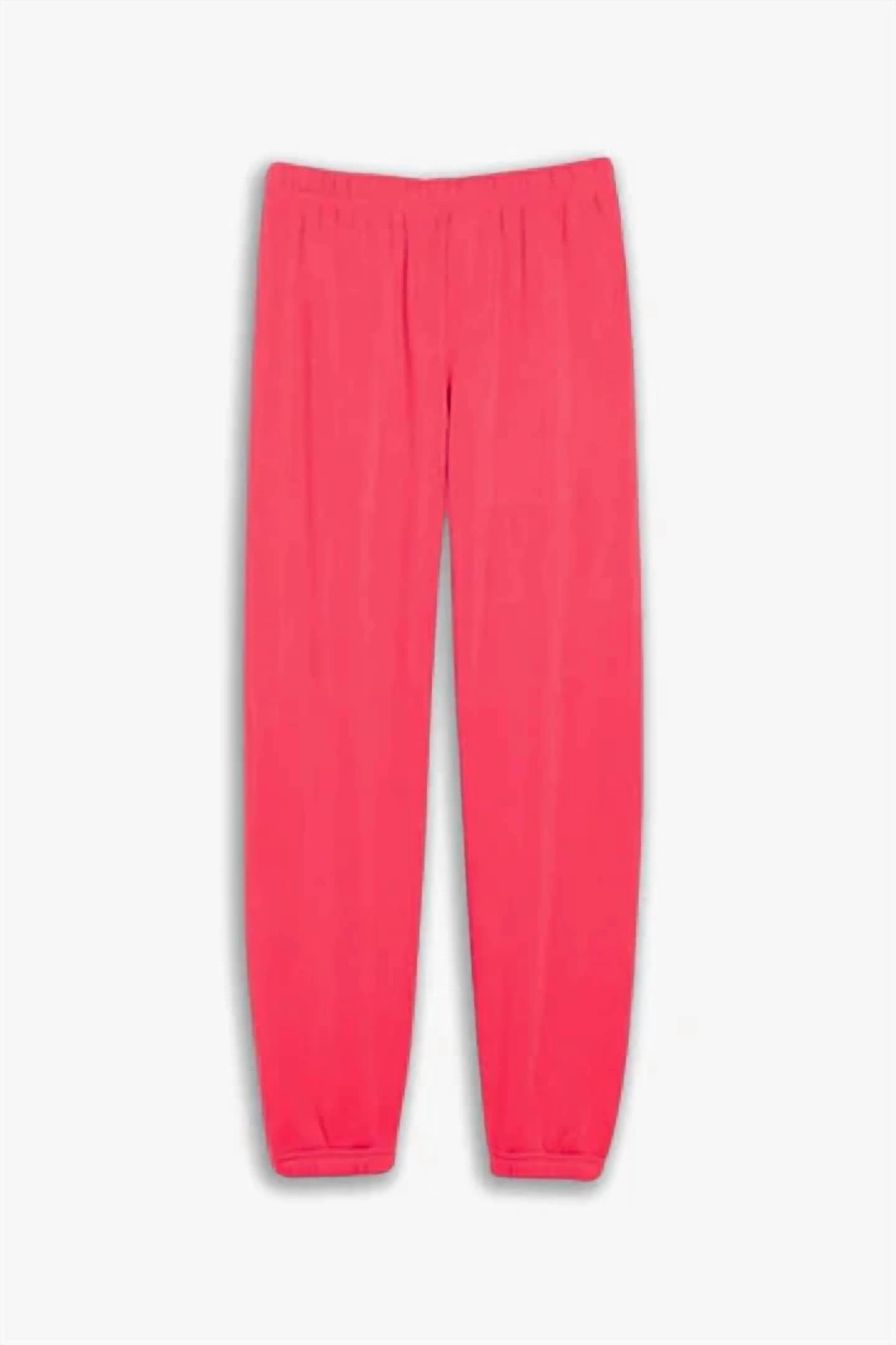 Layered Style Low Bulk Material Girl's Dylan Pants In Raspberry