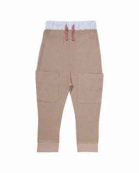 ThermalRegulatingLining snag resistant Turtledove London Colorblocked Waffle Jogging Pant
