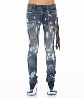 Non Fade Fabric PUNK SUPER SKINNY IN LEOPARD