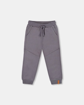Soft Brushed Lining Core Flex Fleece Sweatpants with Pockets Dark Gray