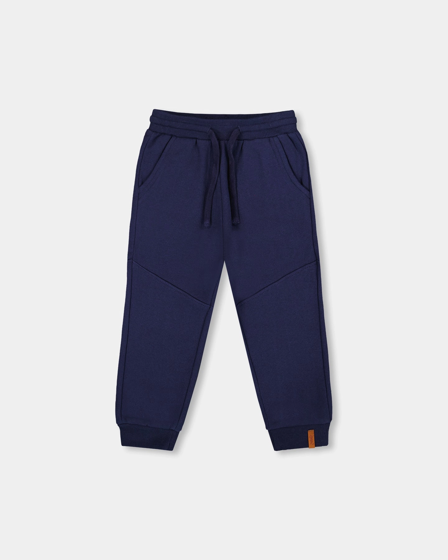 Fleece Sweatpants with Pockets Navy Blue Relaxed Design Comfortable Fit Wear
