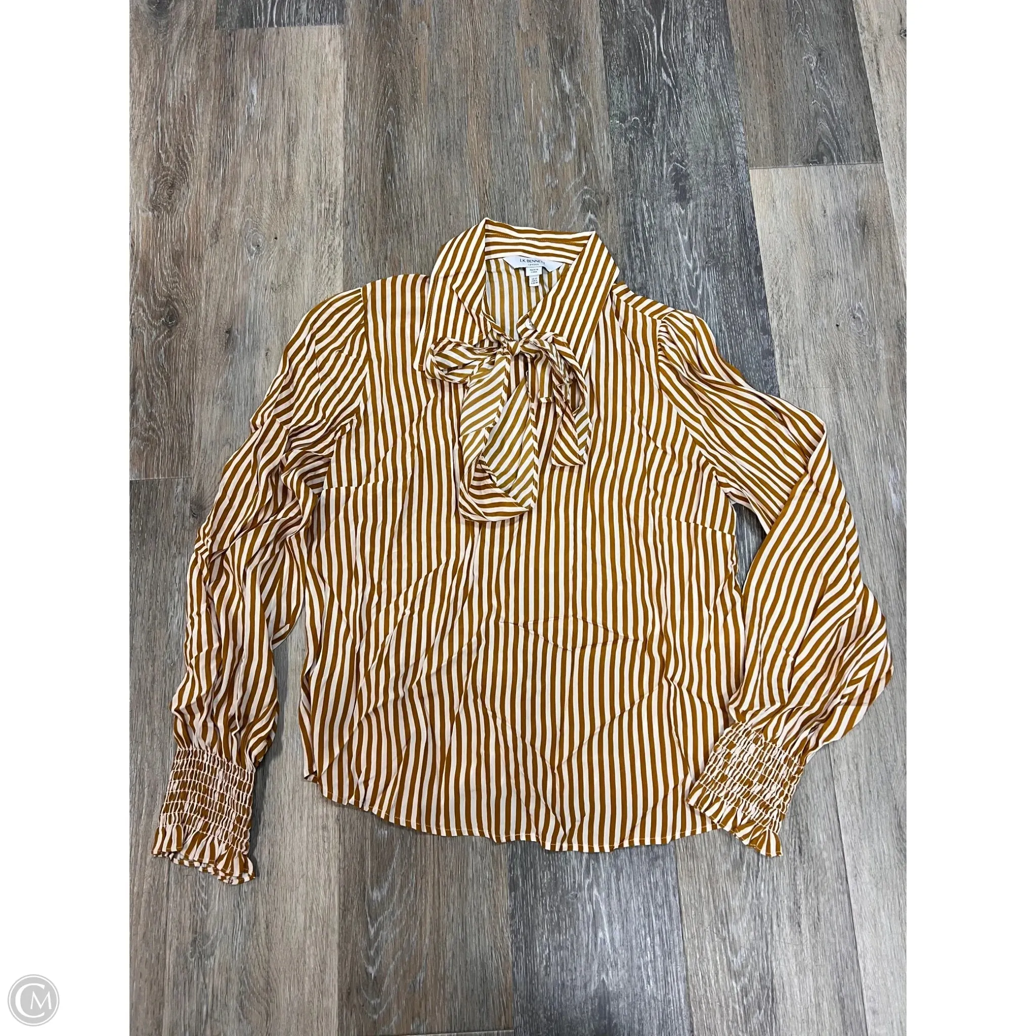 Blouse Designer By Lk Bennett In Striped Pattern, Size: 6 Casual Sweater