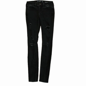 Straight Leg Hollister Girls Black Jeggings Size: Junior 23