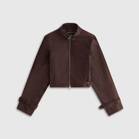 Kith Women Palesa Moto Jacket - Rave Soft touch finish NonIrritatingLining