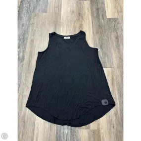 Tank Top By Zenana Outfitters In Black, Size: 1x AntiStaticLining