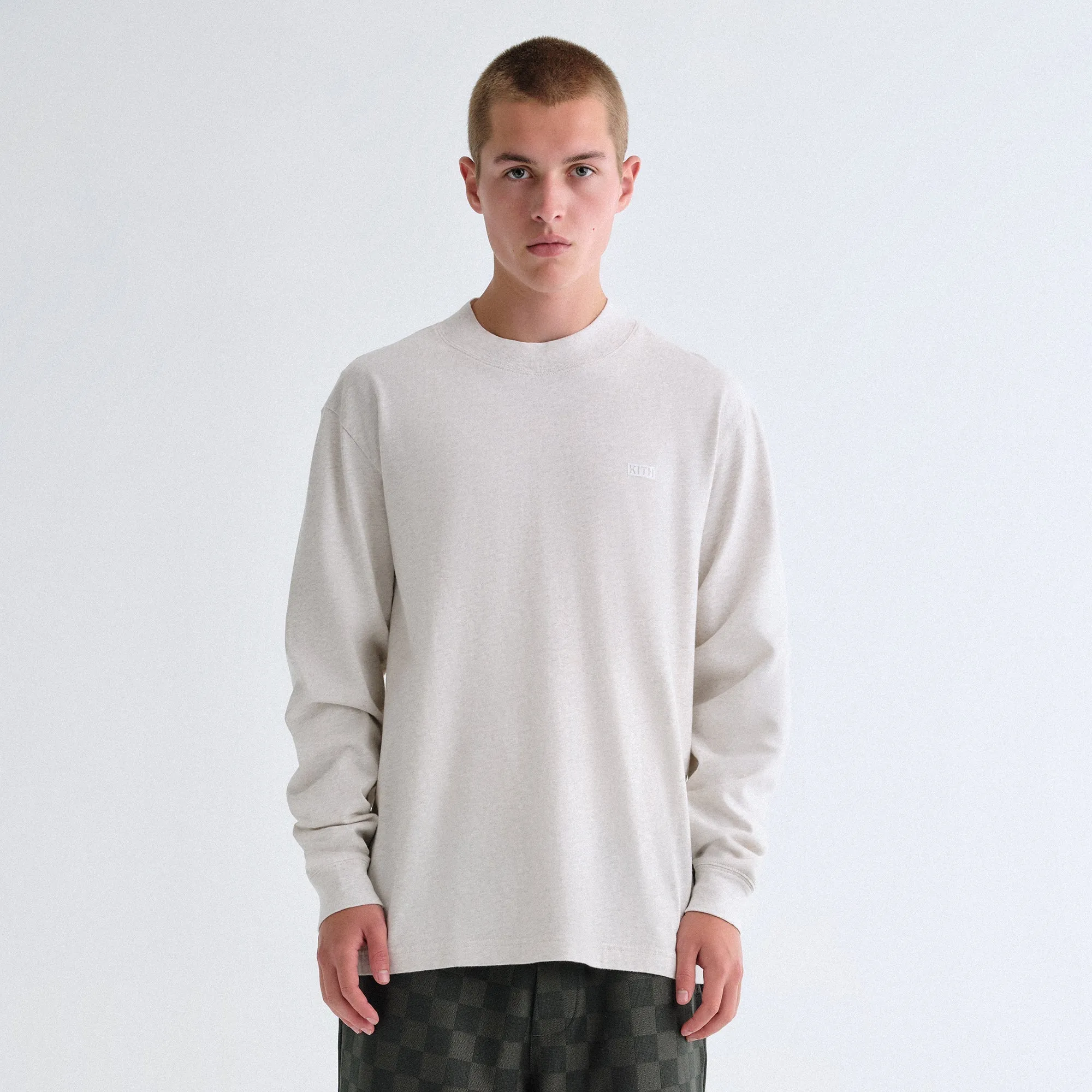 Timeless Wear windproof Kith Long Sleeve Mock Neck LAX Tee - Hallow