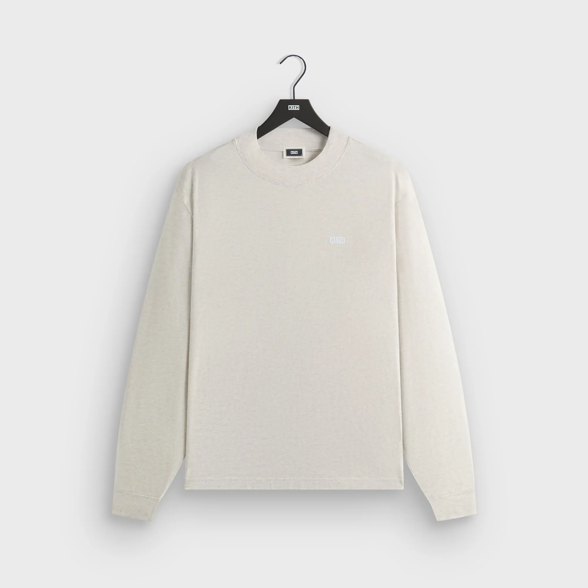 Kith Long Sleeve Mock Neck LAX Tee - Hallow Essential Layer Smooth Look