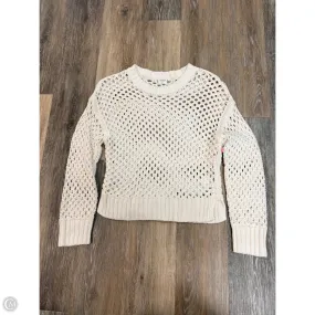 Sweater By Abercrombie And Fitch In White, Size: Xs FlexibleCuffs