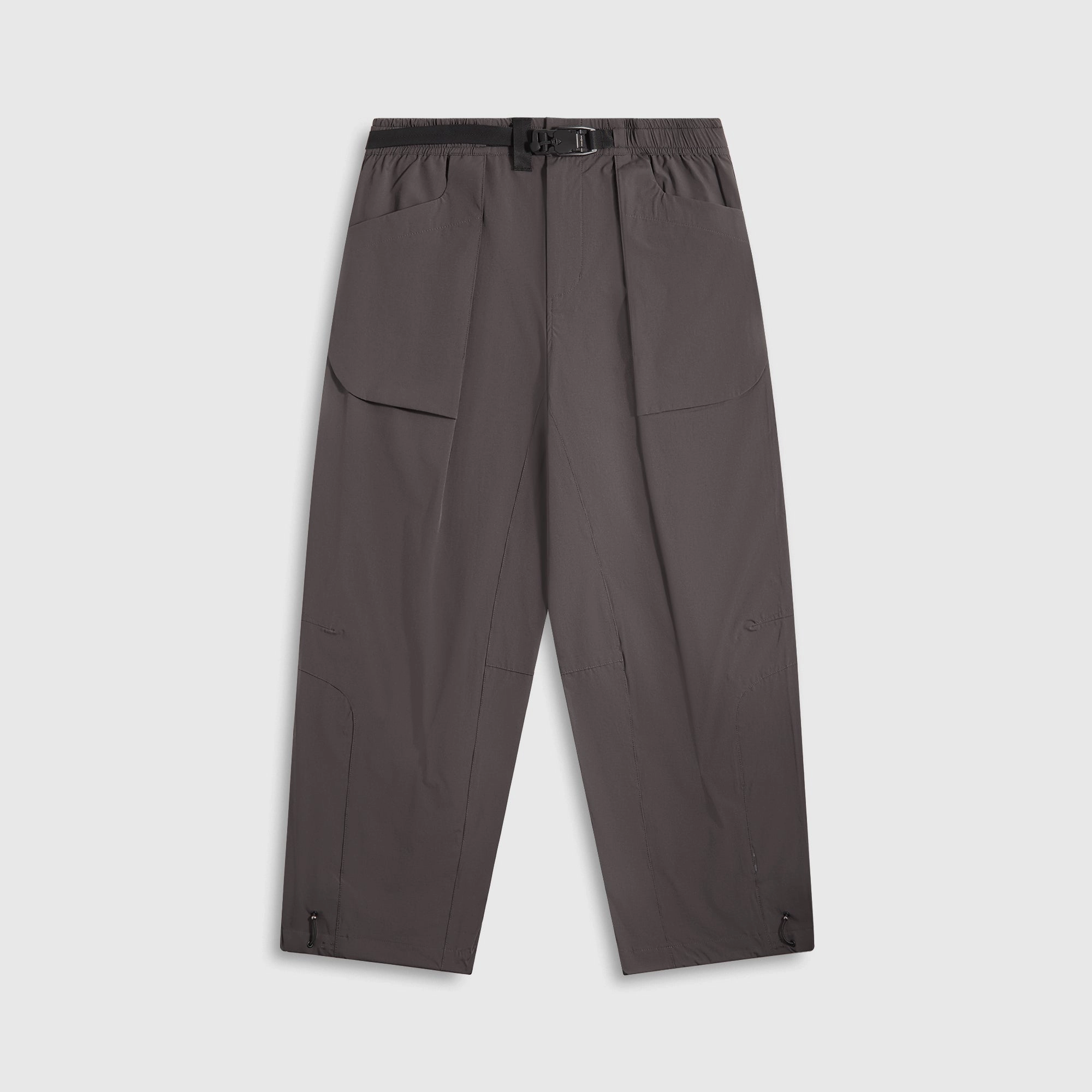 Fashion-Forward Ultimate Comfort Maharishi 6081 Hemp Pleated Track Pants - Charcoal