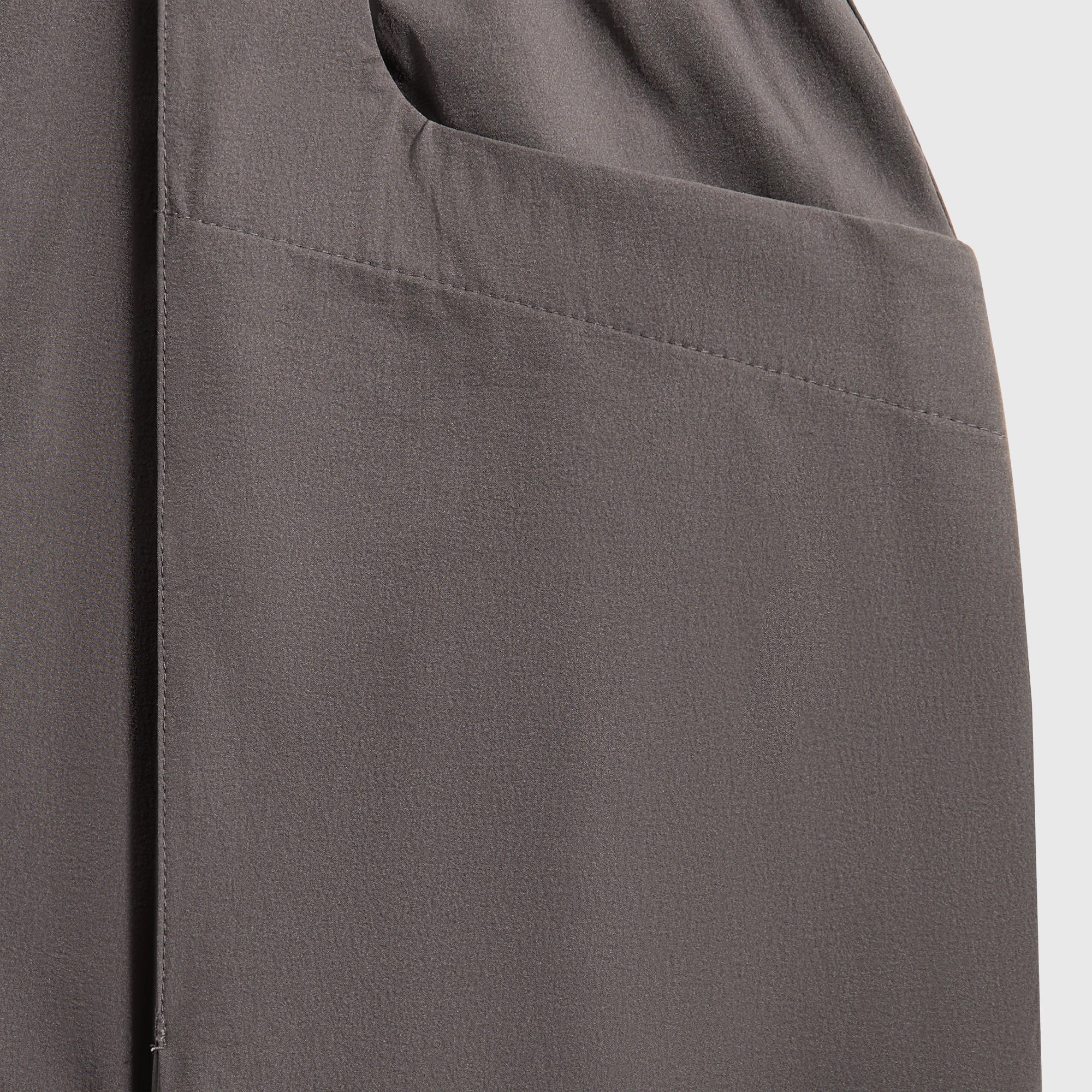 Odor Resistant Comfy Essentials Wear Maharishi 6081 Hemp Pleated Track Pants - Charcoal