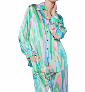 Odor Resistant Treatment The Groovy Baby Set In Green Multi