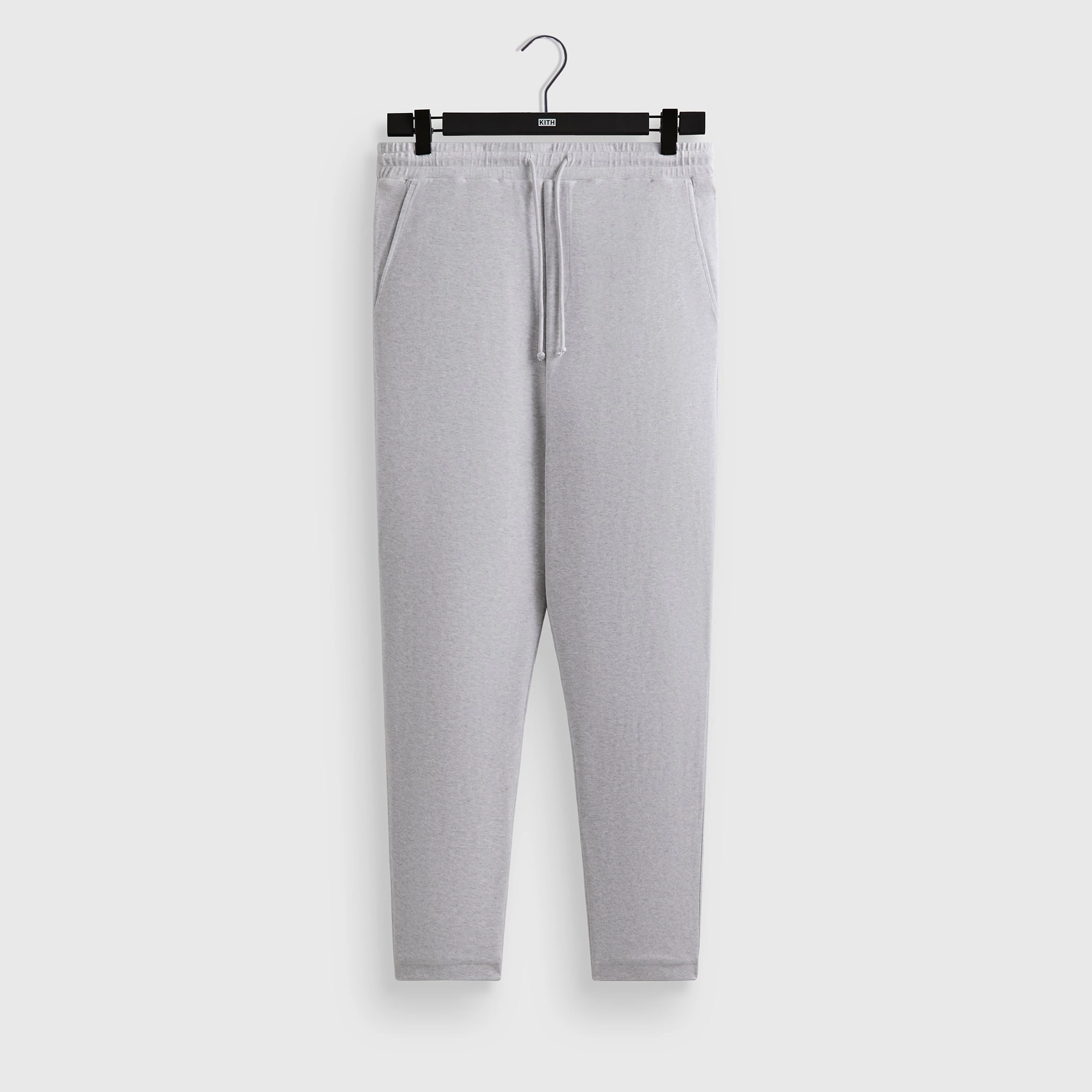 Kith Interlock Garrison Pant - Light Heather Grey Comfortable Fit Look pilling resistant