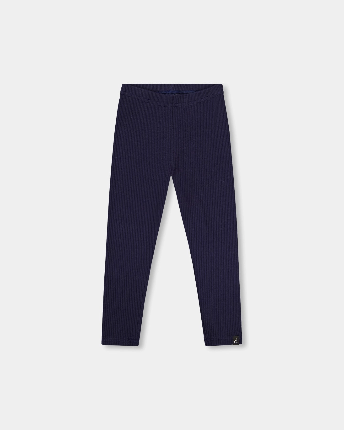 Light Fit Wear Lightweight Design Ribbed Leggings Navy Blue