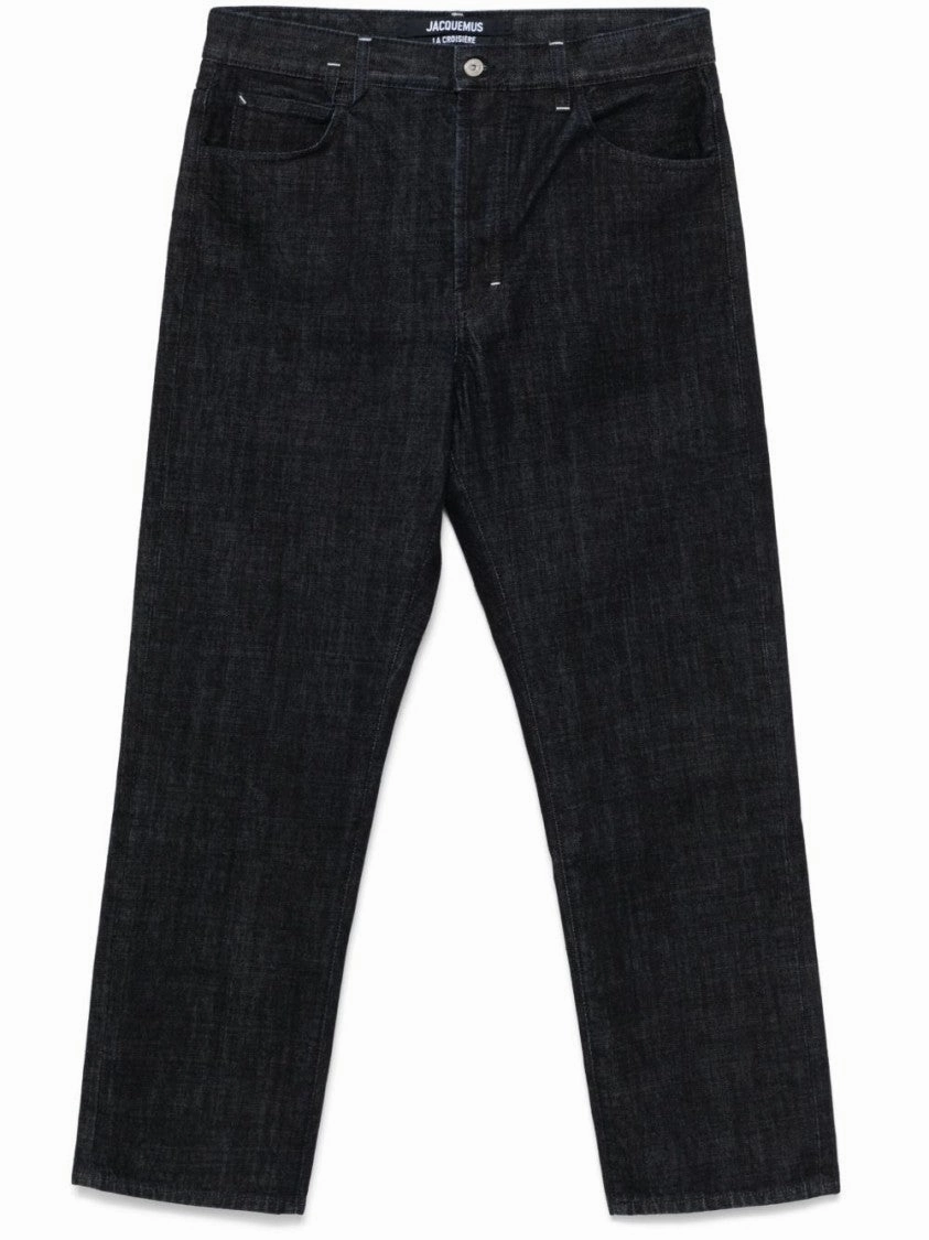 Everyday Style Spring Mood Slim Indigo Cotton Jeans With Five-Pocket Design