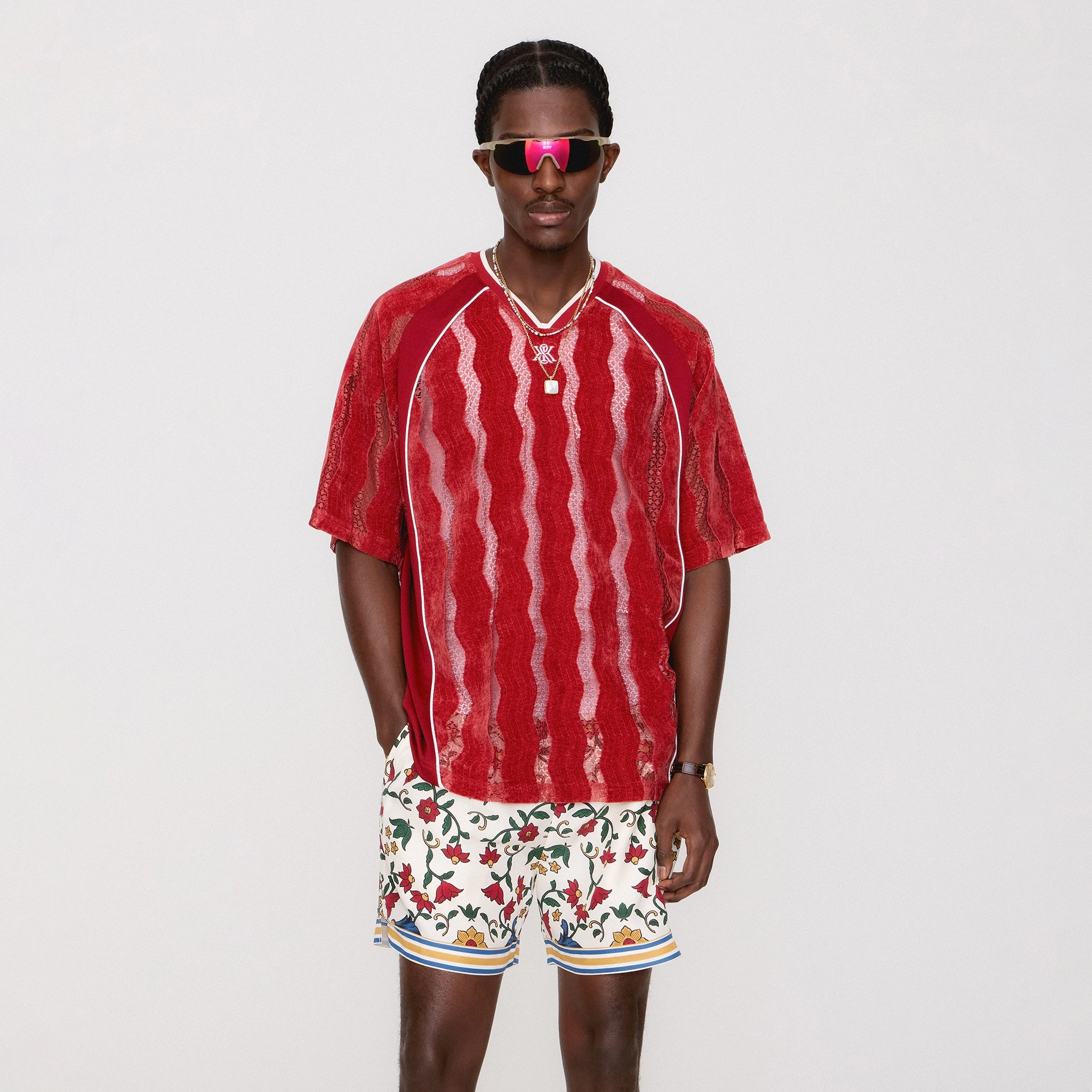 Seamless Side Panels Kith Chase Jersey - Bitters