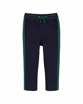 Layered Panel Design Softened Hem Hope & Henry French Terry Jogger Pant