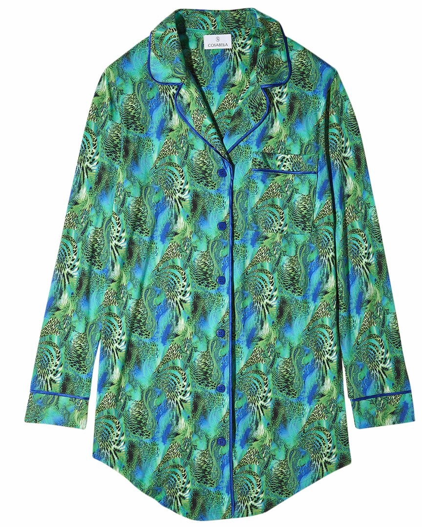 Oversized Hoodie Design Cosabella Bella Printed Nightshirt