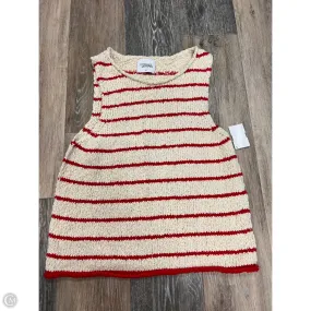 Breathable3DKnit DoubleStitching Top Sleeveless By Stitches and Stripes In Cream, Size: Xs