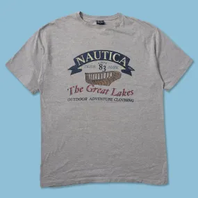 Vintage Nautica T-Shirt Large Odor-resistant Cool Layer Wear