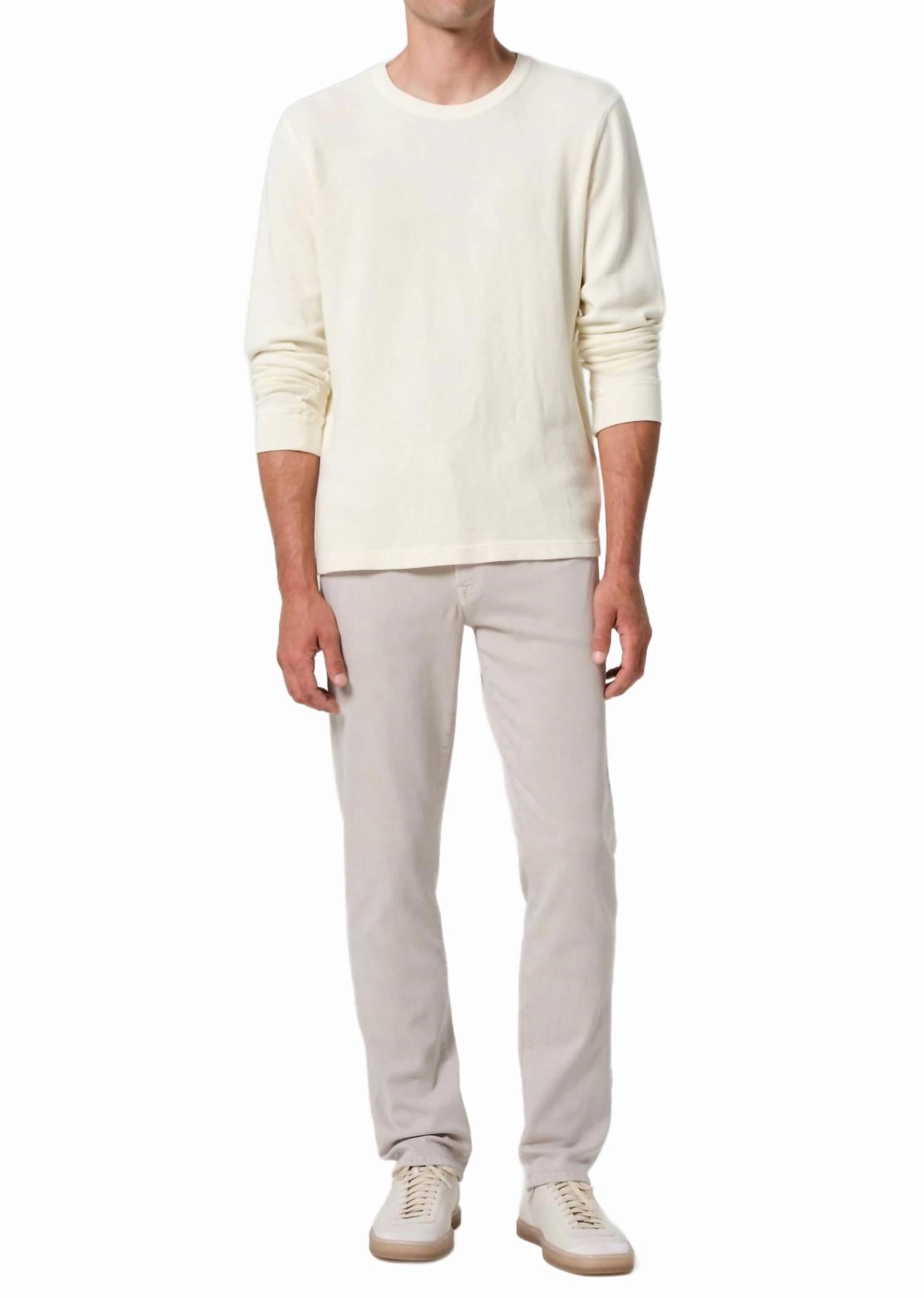 Gage Stretch Twill Pans In Gris Quick Wash