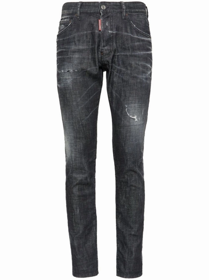 Stretch Enhanced Mobility Slim-Fit Cropped Jeans