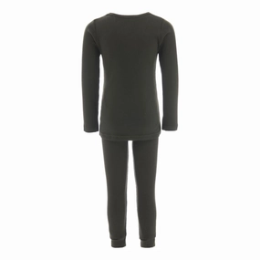 Forest Green Modal Outfit Flatlock stitching