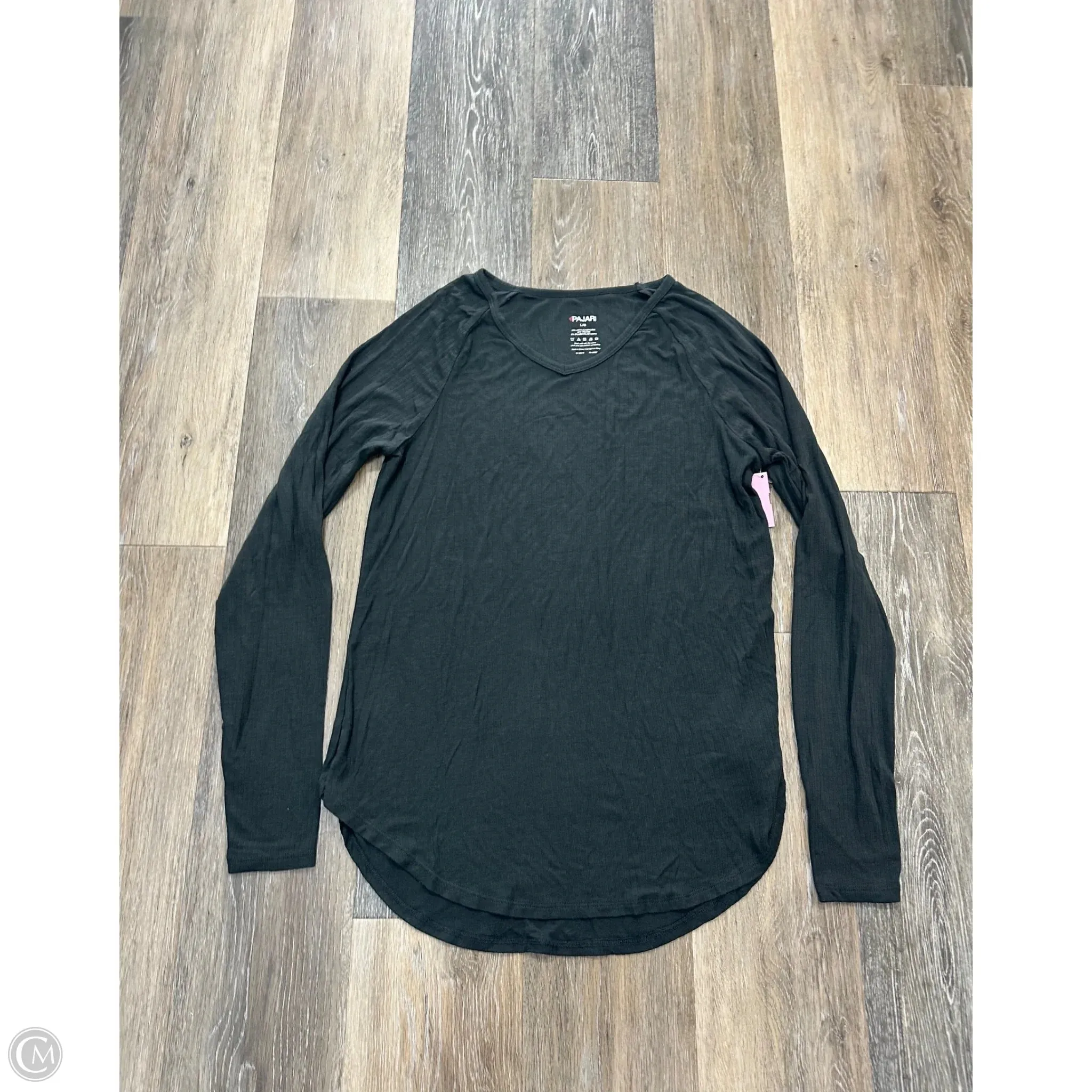 SeamlessKnitConstruction EcoFriendlyDye Top Long Sleeve By Pajar In Grey, Size: L