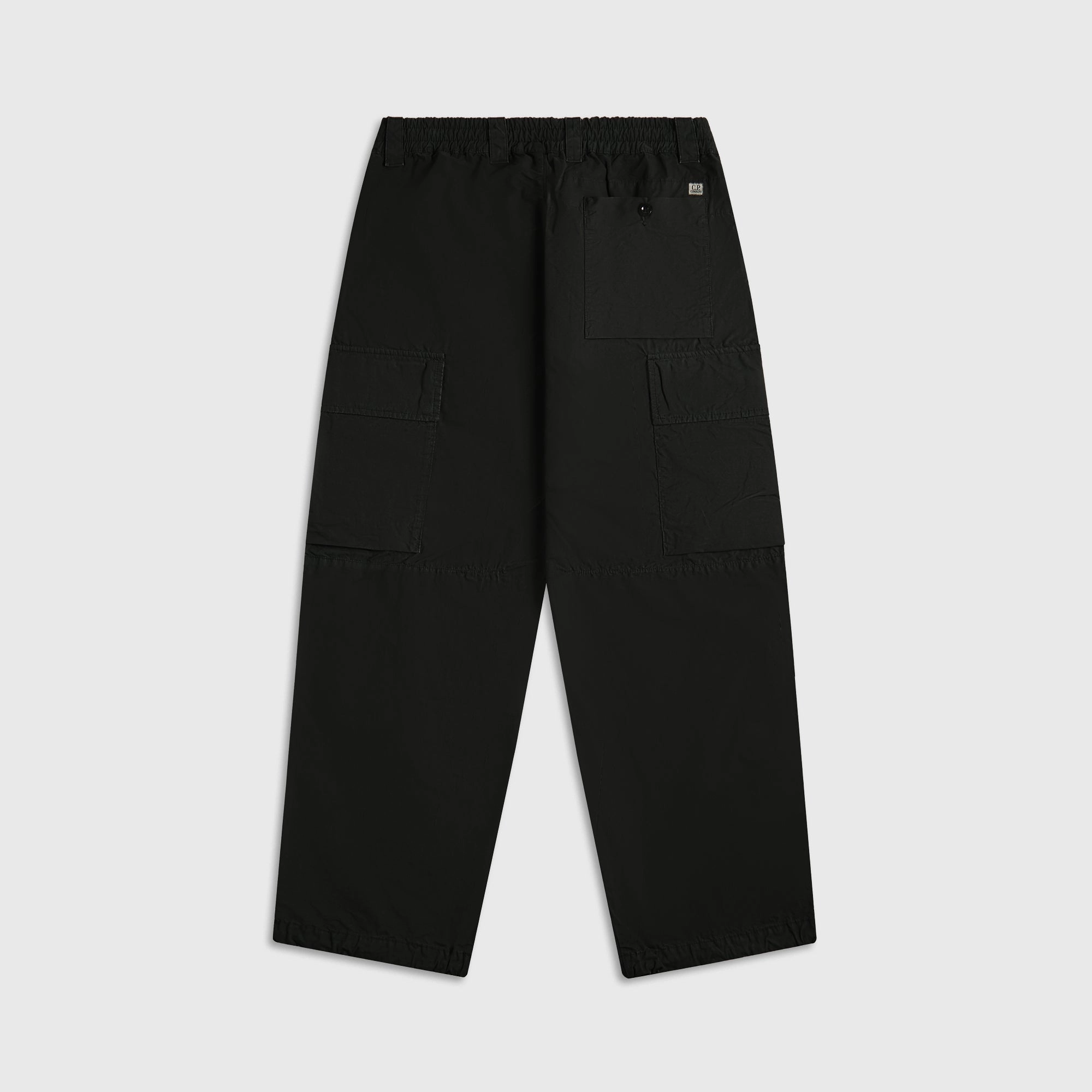 C.P. Company Microreps Cargo Pant - Peached Black MoistureWickingLining FlexibleKnees