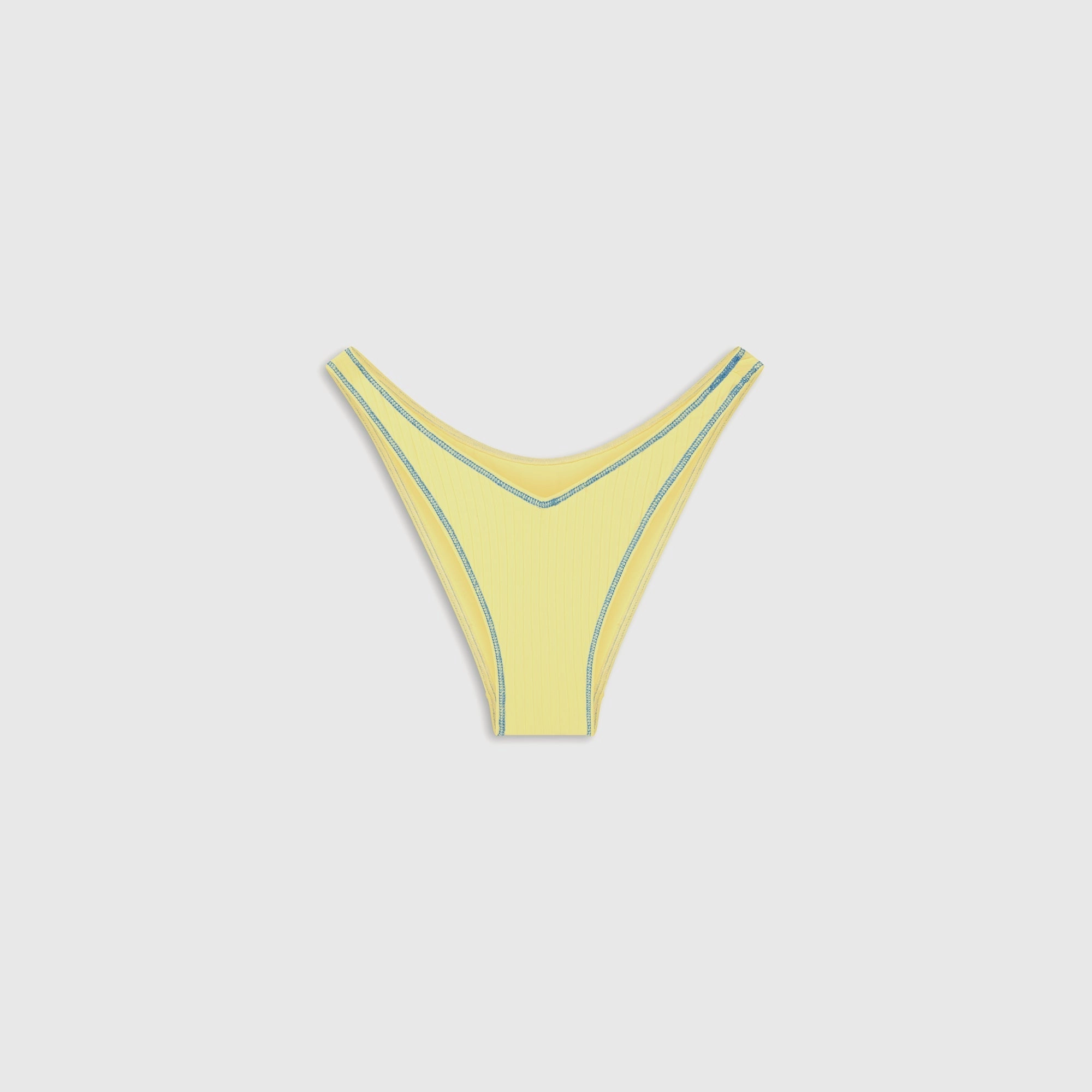 Comfort waistband Frankies Bikinis Harper Ribbed Bottom - Honeycomb