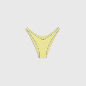 Breathable Perforations Seaside Adventure Frankies Bikinis Harper Ribbed Bottom - Honeycomb